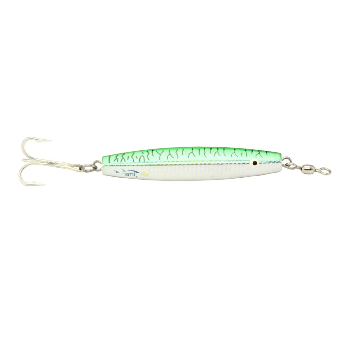 Ahi Assault Diamond Jigs Treble6oz Green Mackerel
