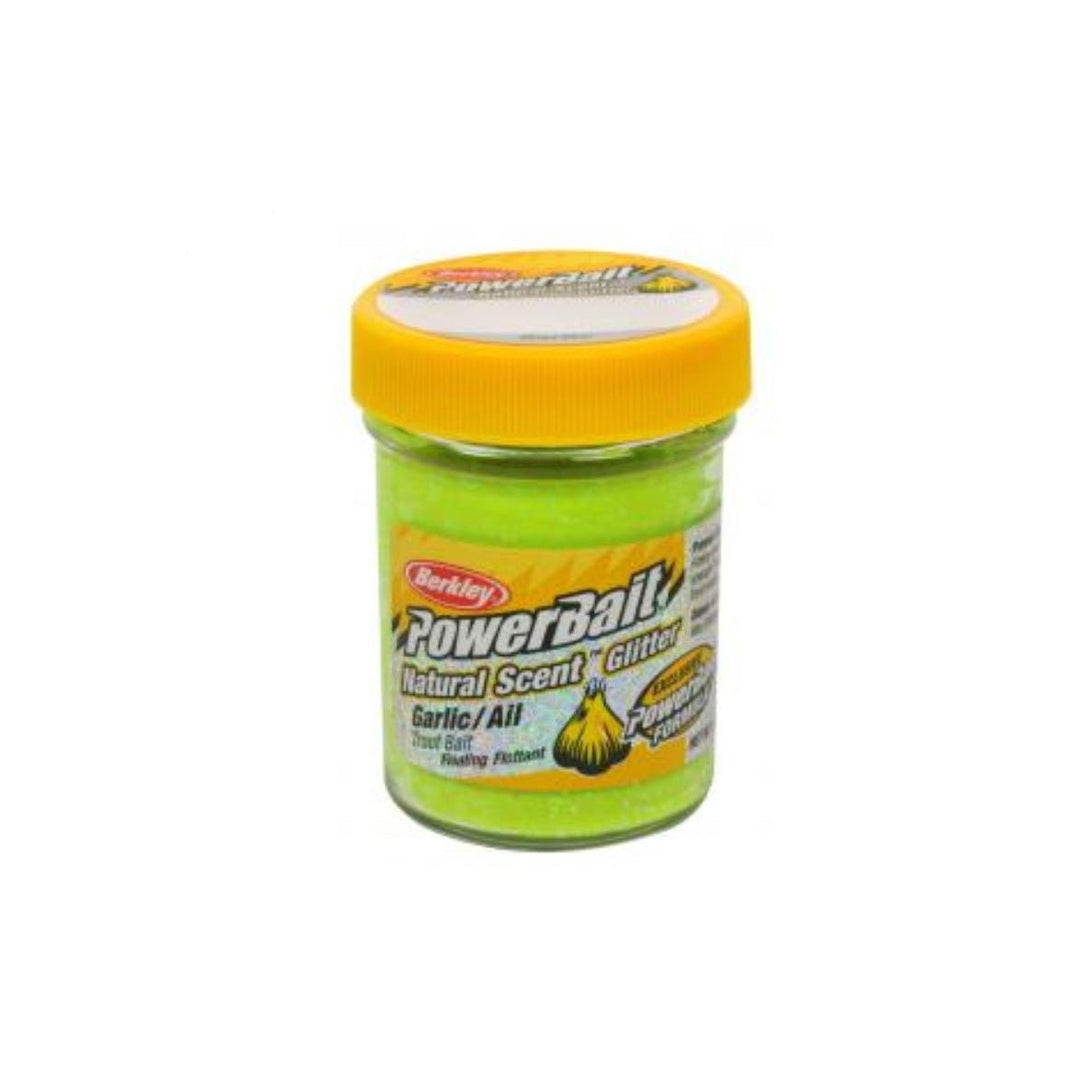 BerkleyBerkley Powerbait Trout Bait 1.75oz Jar - Dough BaitsGarlic ChartreuseBRK407