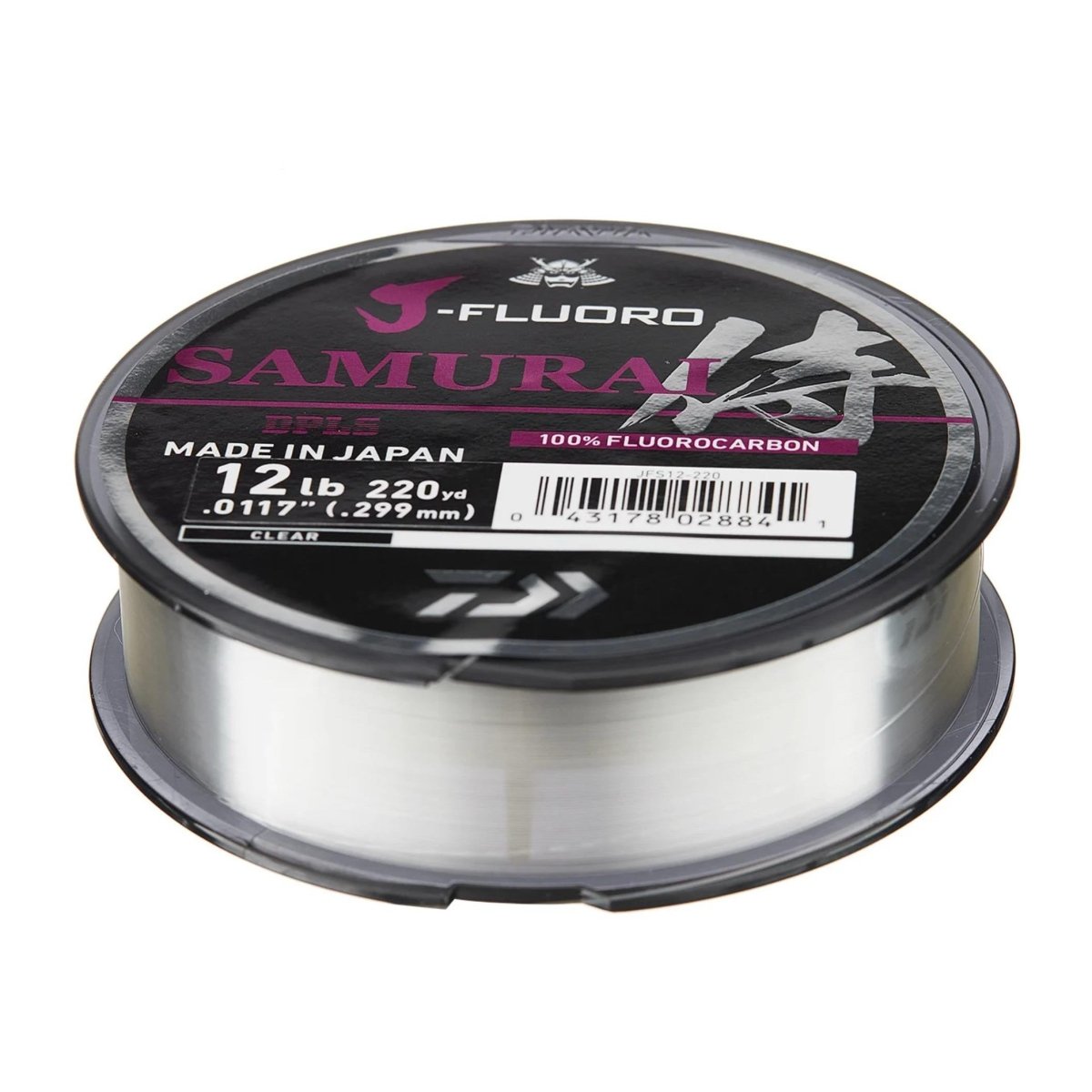 Daiwa J - Fluoro Samurai Fluorocarbon 220 Yards2lb
