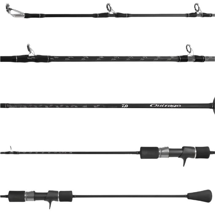 ロッド Daiwa Outrage J63-3 Daiwa Outrage OTR58XXHB Jigging Rod - Melton Tackle