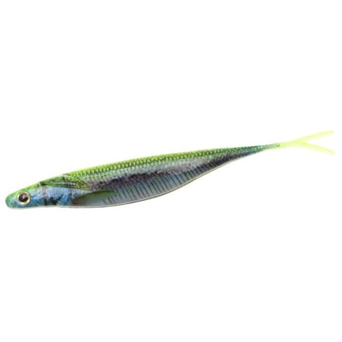 Deps Sakamata Shad Real Soft Bait 6"Chart Black Wakasagi