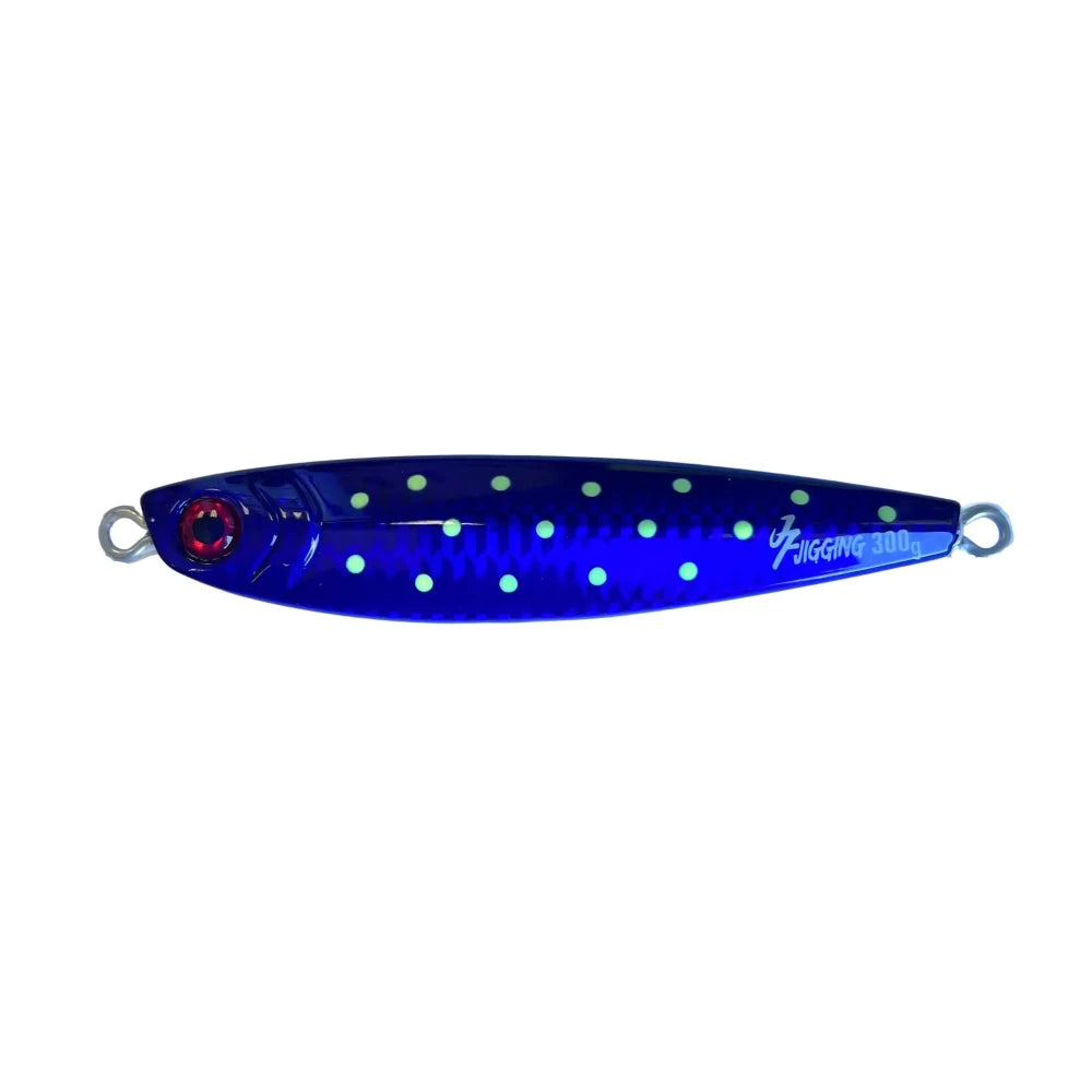 JF Jigging Tungsten Jigs Purple Dot Glow / 220g