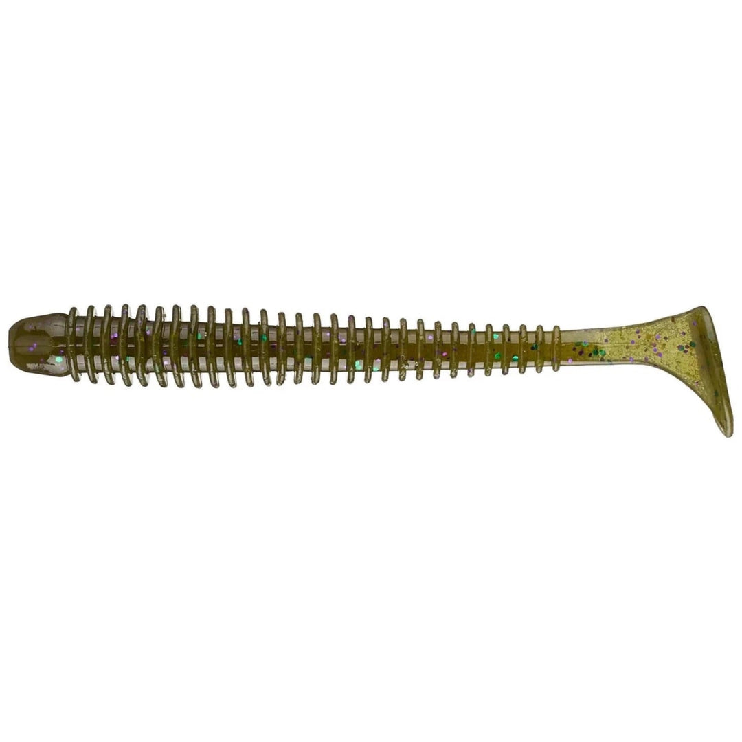 Keitech Swing Impact 2"Green Pumpkin Green & Purple Flake