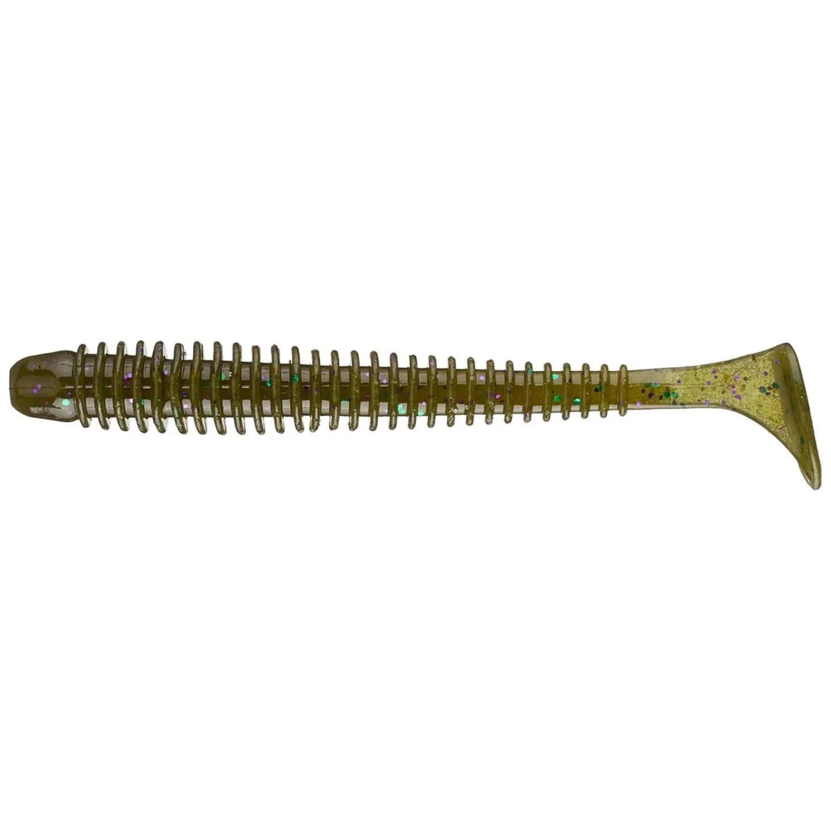 Keitech Swing Impact 2"Green Pumpkin Green & Purple Flake