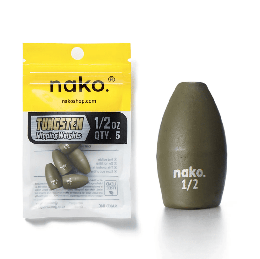 NakoNako Tungsten Flipping Weights - Tungsten WeightsNako Tungsten Flipping WeightsWFW1 - 16 - 5P - GP
