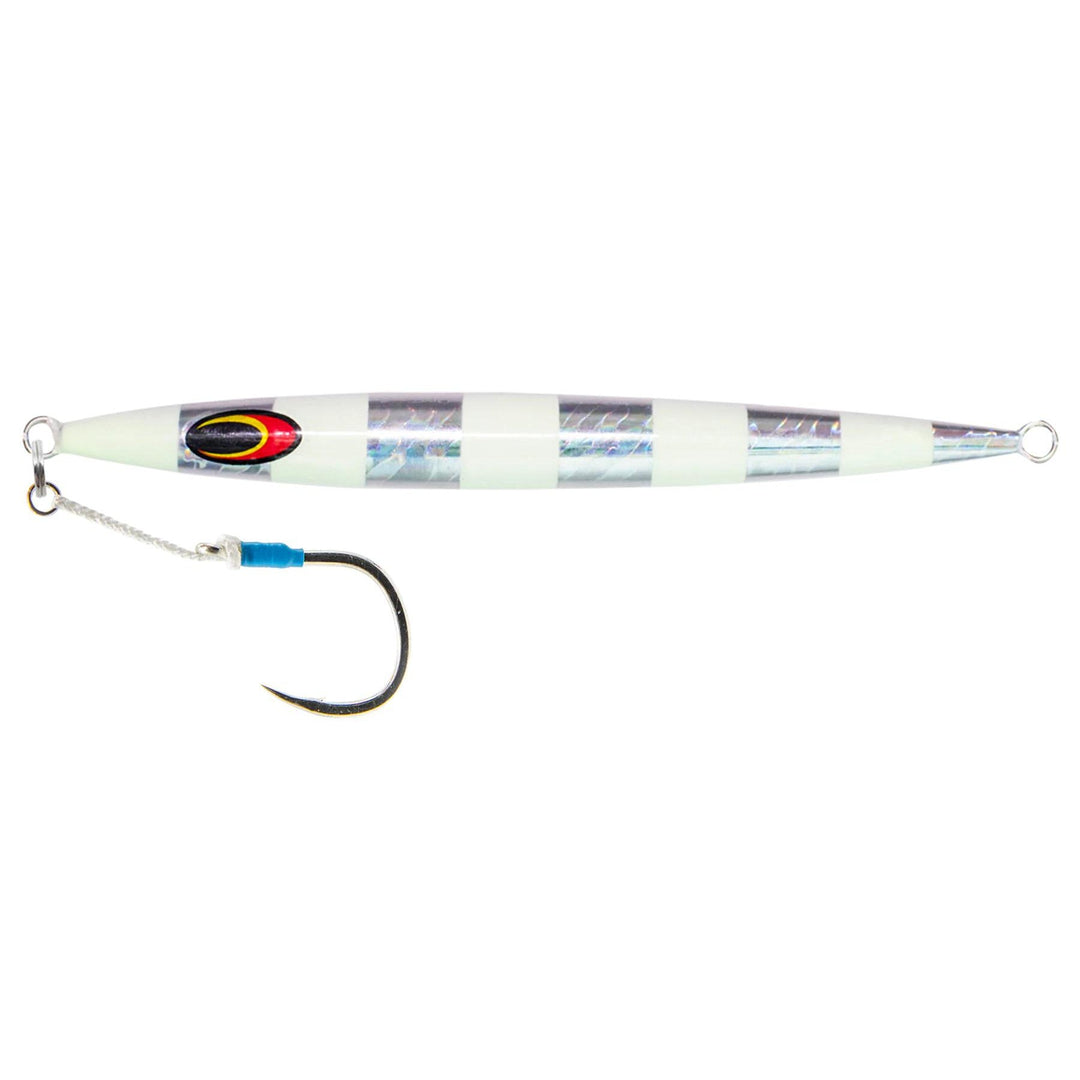 Nomad Tackle Streaker Jigs 200gSilver Glow Stripe