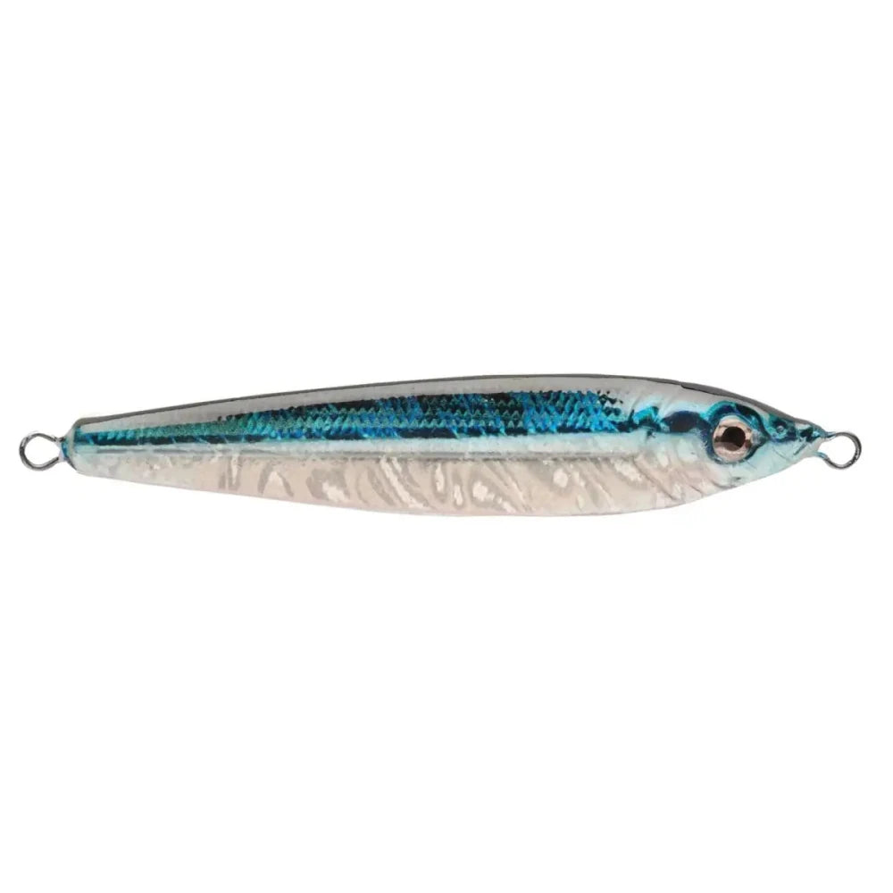 drop back fishing lures P-Line Laser Minnow 6oz Silver Blue