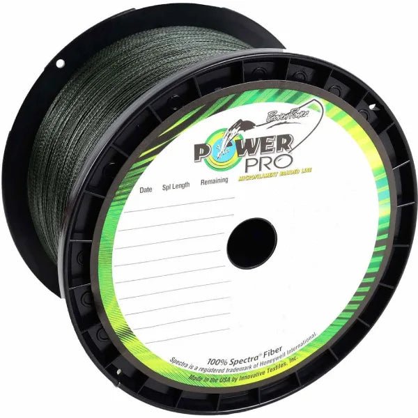 pro braided fishing line Power Spectra 20 Pounds 300 Yards Power Pro Braid Green 1500yds