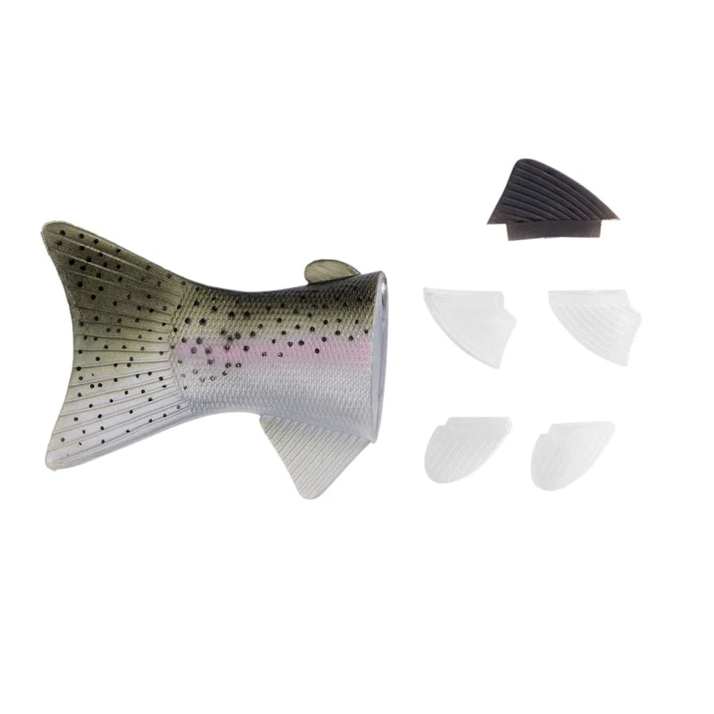 Spro SB60 Swimbait Tail and Fin Replacement KitFin and Tail Kit Rainbow Trout
