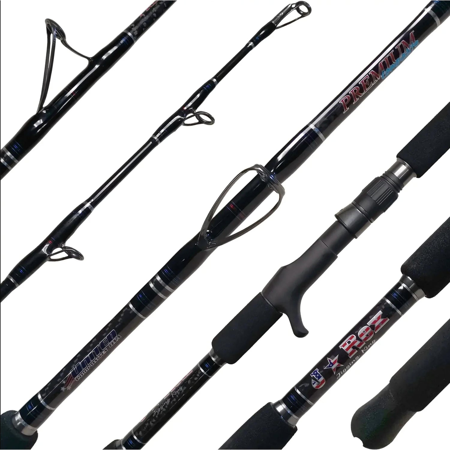 United CompositesUnited Composites RGPXJ J - Rex Premium Composite Jigging Rods - Conventional RodsUnited Composites RGPXJ J - Rex Premium Composite Jigging RodsRGPJX6402