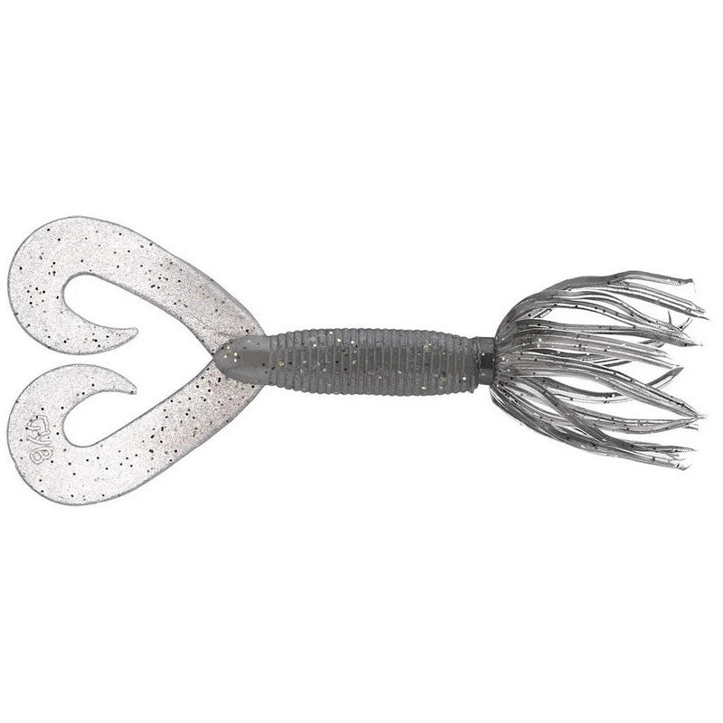 YamamotoYamamoto Double Tail Hula Grub - Spider JigsNatural ShadYAM - 97 - 10 - 306