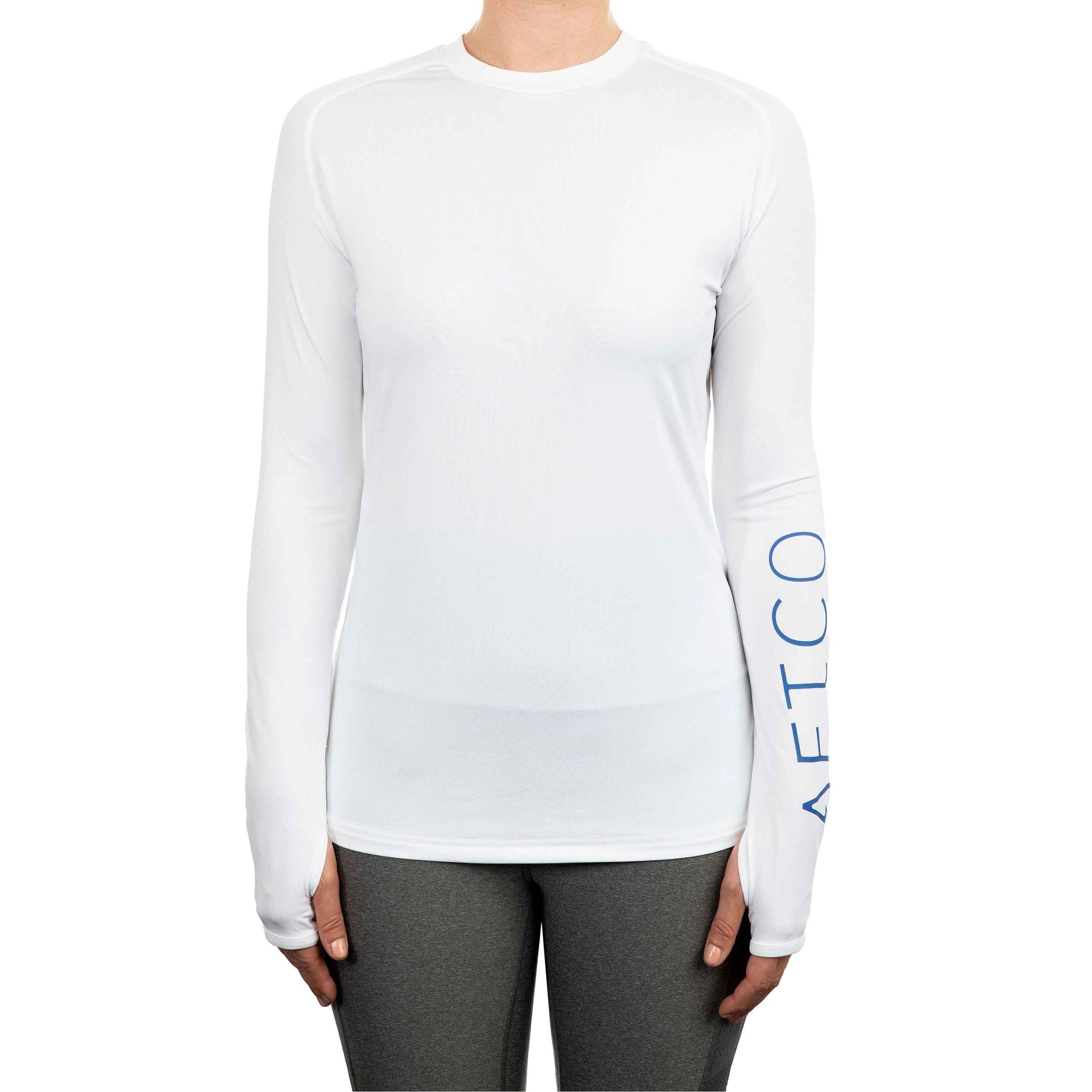 Hook & Heart Women's Long Sleeve UV Shirt, White