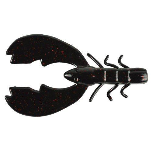 Berkley Power Bait Chigger Craw(3") Black Red Fleck