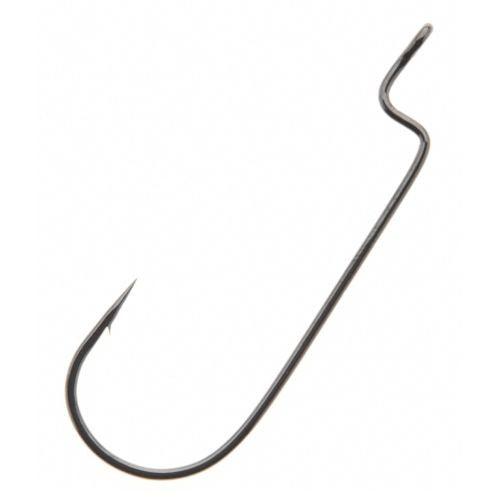 Gamakatsu Offset Shank Worm Hooks Round Bend1/0 Qty 6