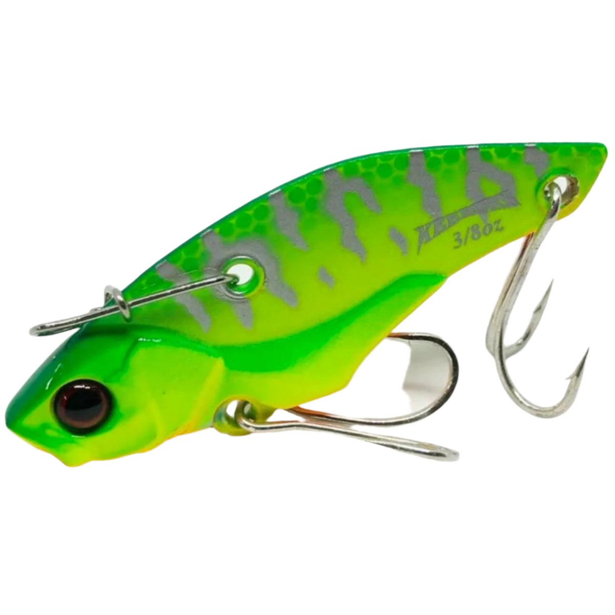 cheap fishing blade lures Jackall Keeburn Blade Bait Blueback Chartreuse / 3/8 oz