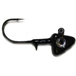 Lead Masters Swimbait Heads Black1/4oz 2/0 Hook