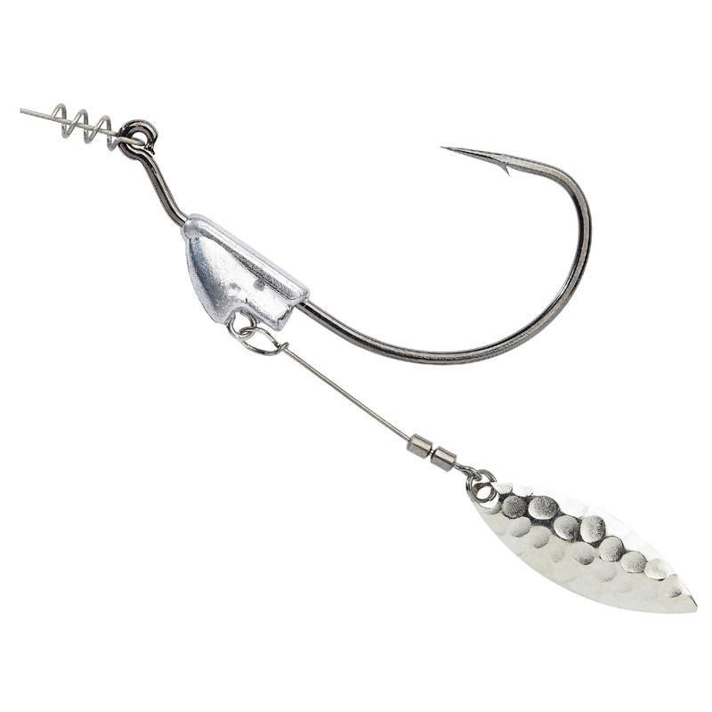 OwnerOwner Flashy Swimmer Hooks w/CPS - Single HooksOwner Flashy Swimmer Silver Willow Blade5164 - 021