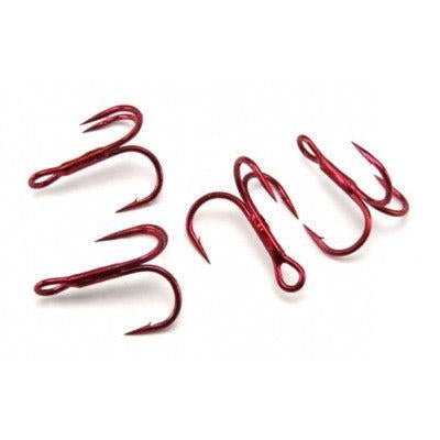Owner ST - 36 Red Treble Hooks 5636Size 6 Qty 8
