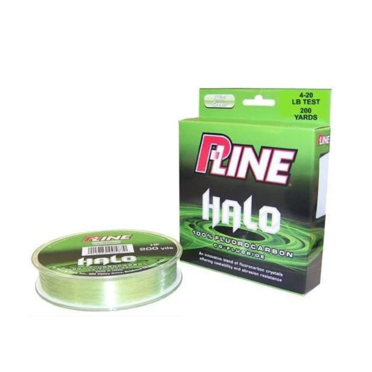 P - Line Halo Mist Green Fluorocarbon Line 200 Yds4lb