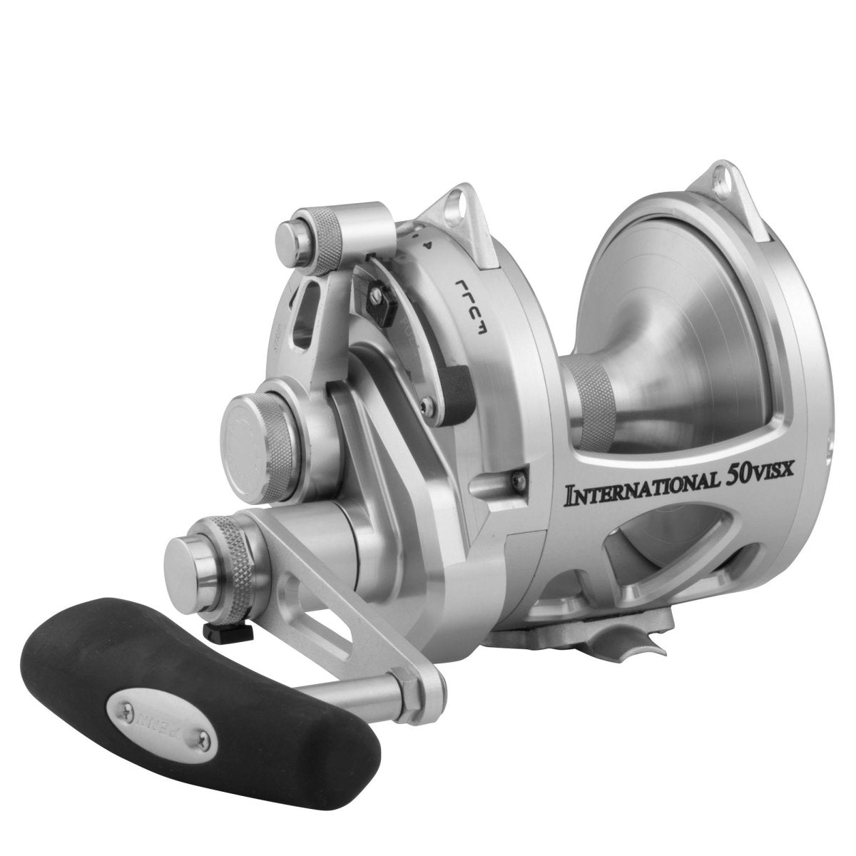 Penn International 2 Speed VISX Silver Reel – Tackle Express