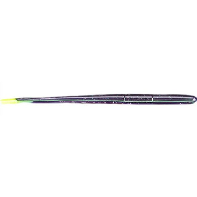RobowormRoboworm 6" Straight Tail Worms - WormsJune Bug Chartreuse Tip SR - 2K2CROB340