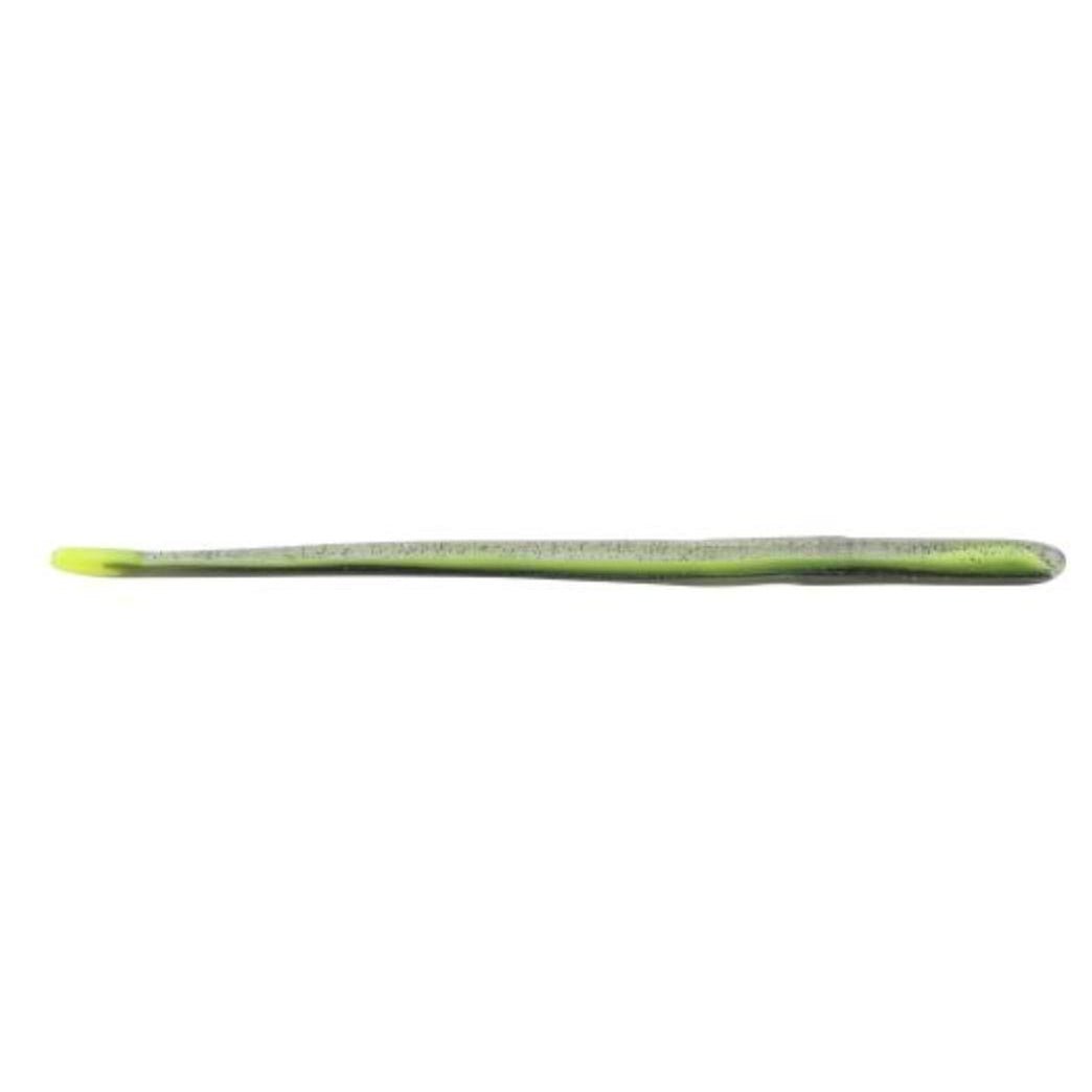 RobowormRoboworm 6" Straight Tail Worms - WormsSalt and Pepper Chartreuse SR - MK1BSR - MK1B