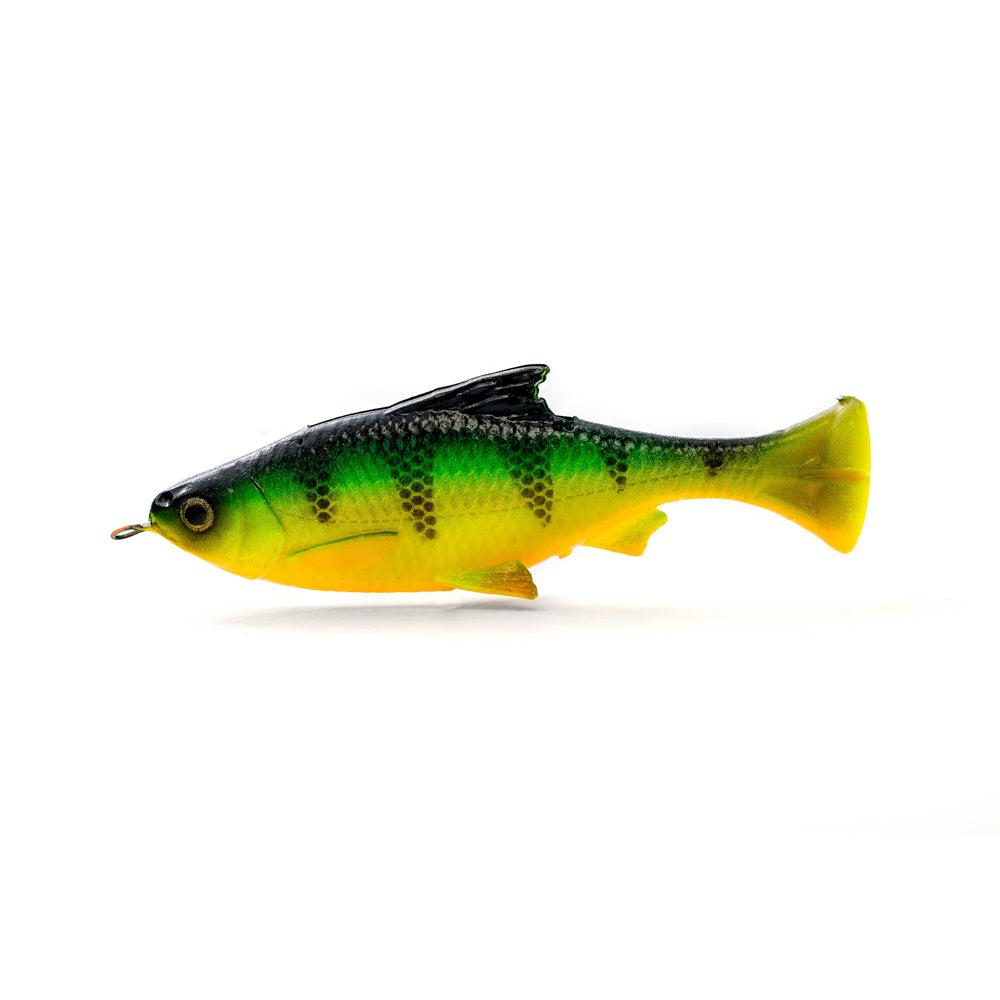 swimbaits savage gear Savage Gear 2557 Pulse Tail Shiner 7" LT Fire Tiger, 3 1/4oz., Slow