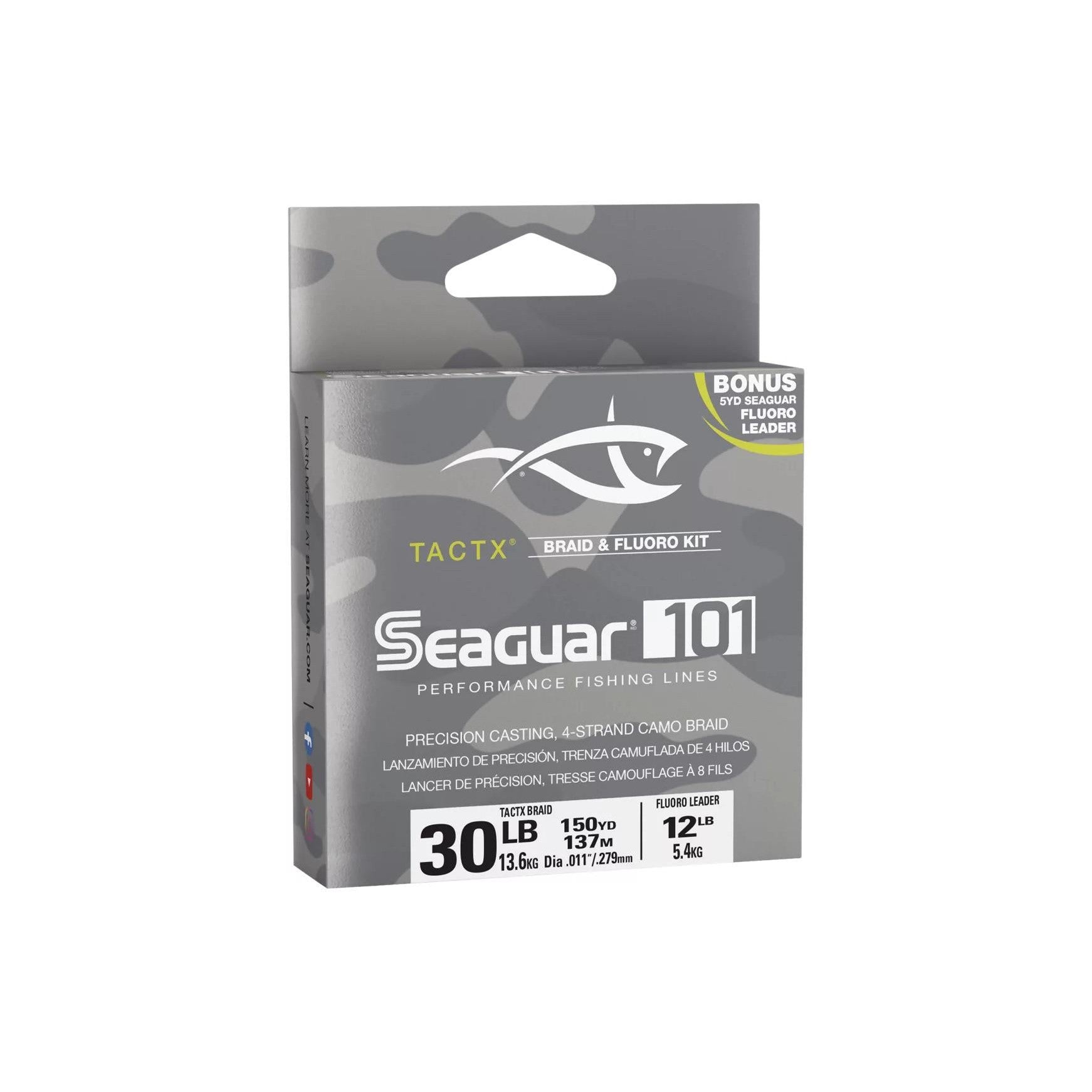 Seaguar TactX Braid & Fluoro Kit - 300 Yards Seaguar TactX Braid & Fluoro Kit - 300 Yards