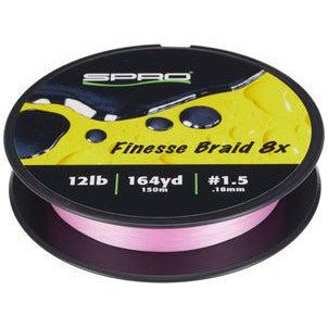 SPROFinesse Braid 8X Flash Pink 164 yds. - Line8X Flash PinkSFB8X - 6LBPK150