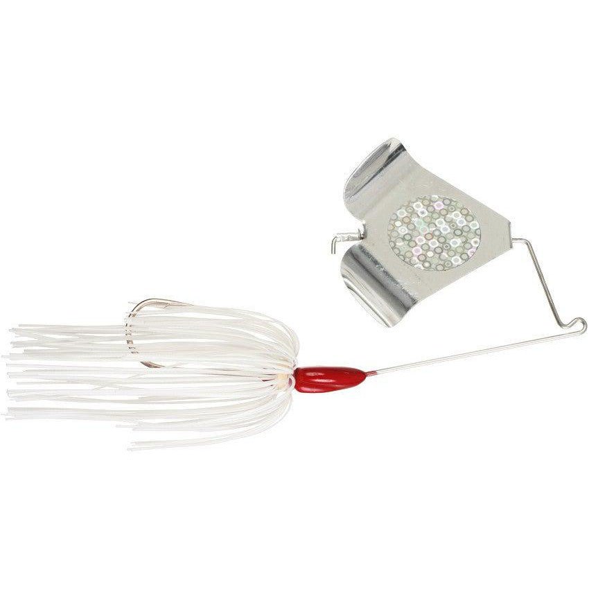 buzz bait fishing lures War Eagle Buzzbait 1/2 oz / White fish flex buy online Plano Ready Set Fish With each rotation Colour:Black H Sliver Knob