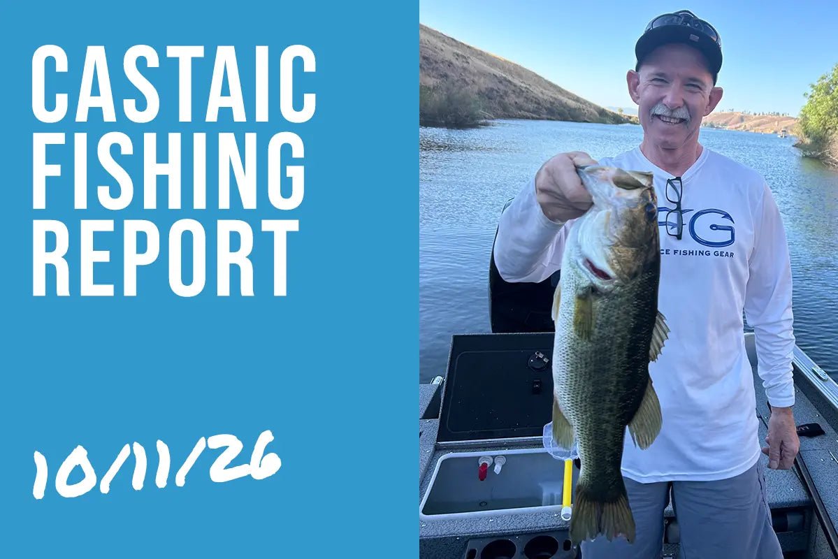Castaic Lake Fishing Report – October 11, 2026 | Fall Pattern Deepens — Dropshot Bite Developing on the Bluff Walls - Tackle Express - Saltwater and Freshwater Fishing Tackle Shop