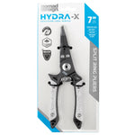 Pair of pliers with a black handle on a white background nomad brand