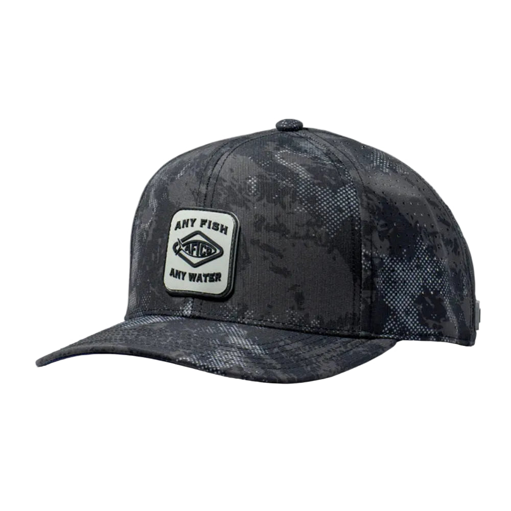 AFTCO Flippin' Tech Hat - Black Storm Camo