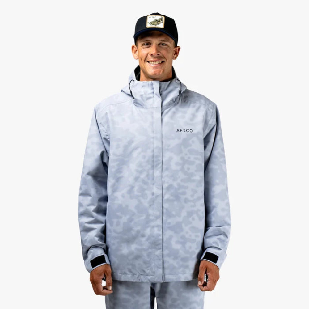 AFTCO Crossing Camo Jacket - Steel Upwell Camo