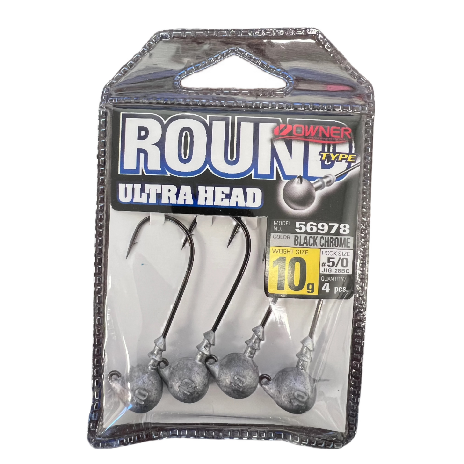 are jigs measured by weight or hook size Owner Round Head XL - Big Swimbait Jig Head Bass Fishing – Tackle Express