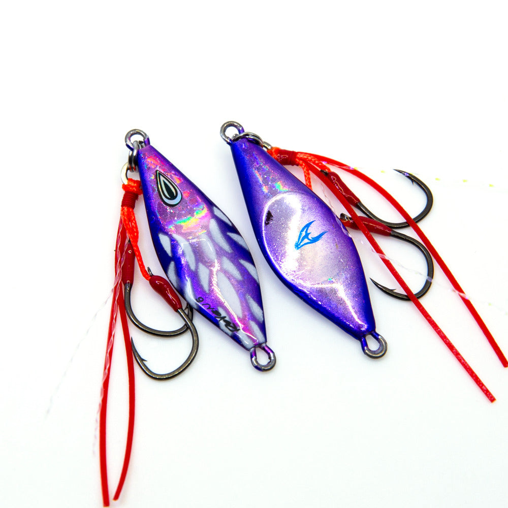 Ocean's Legacy Roven Micro Jig 6g-10g - #5 Purple Silver