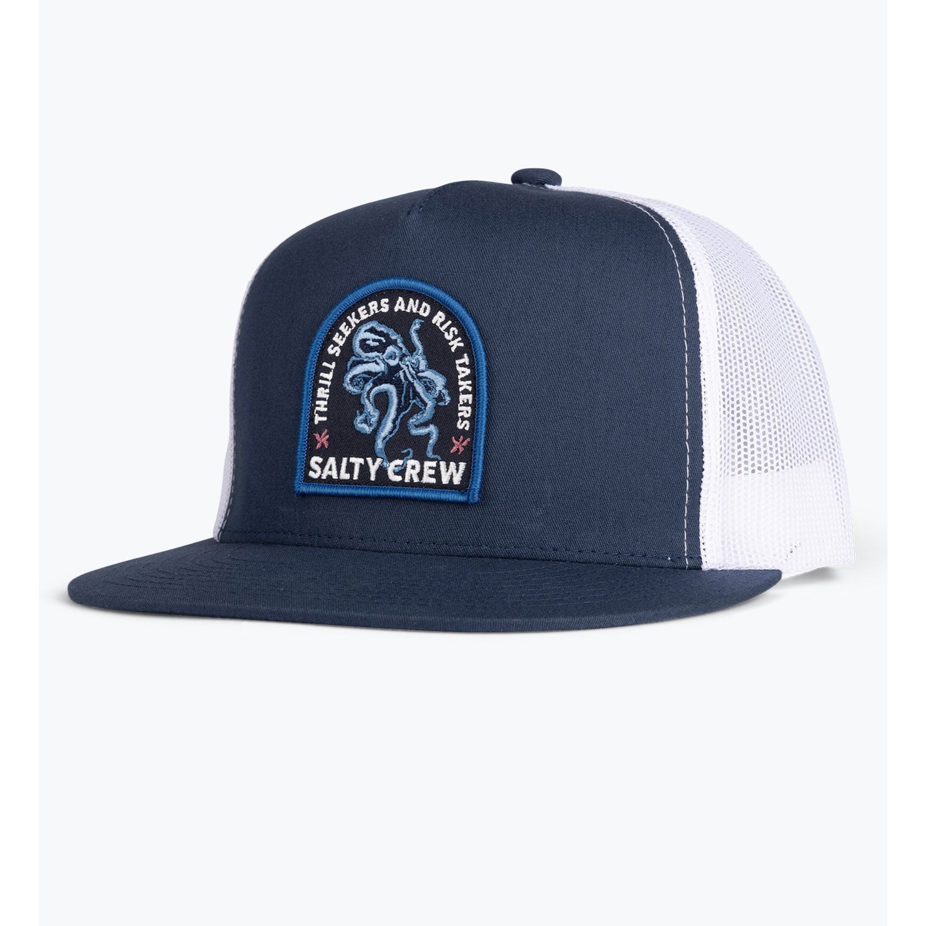 Salty Crew Tropics Trucker Hat - Navy White