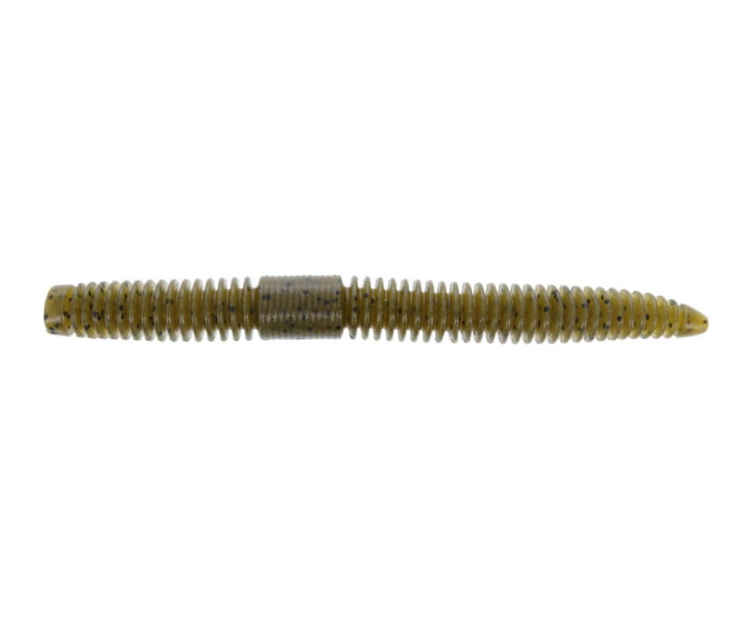 Yamamoto Slinko Floater - Green Pumpkin Black Flake