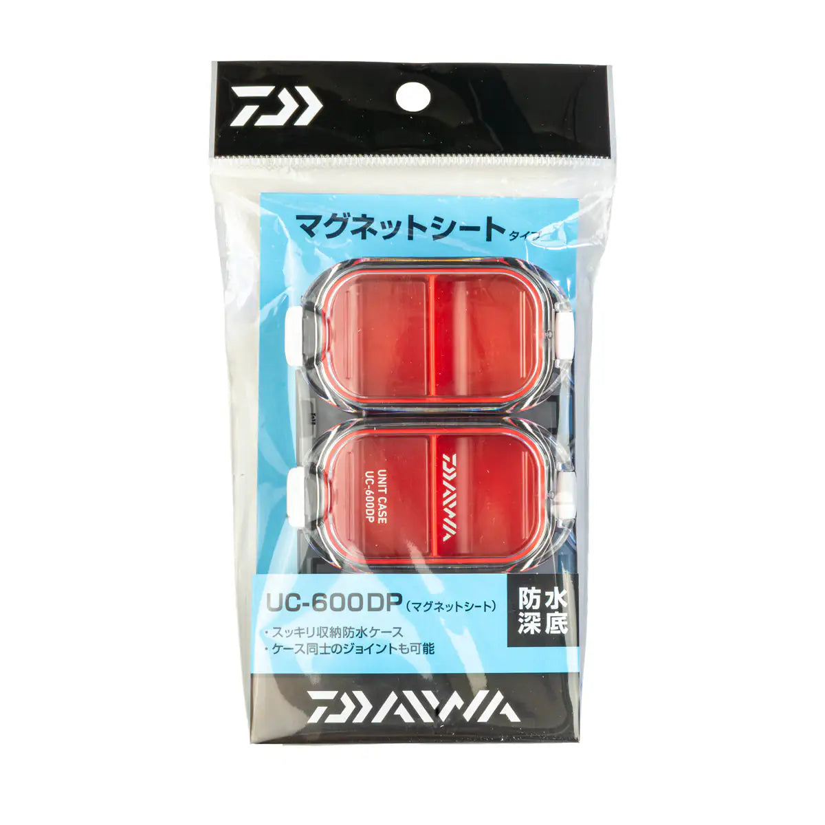 Packaged red magnetic sheet with Daiwa branding on a white background
