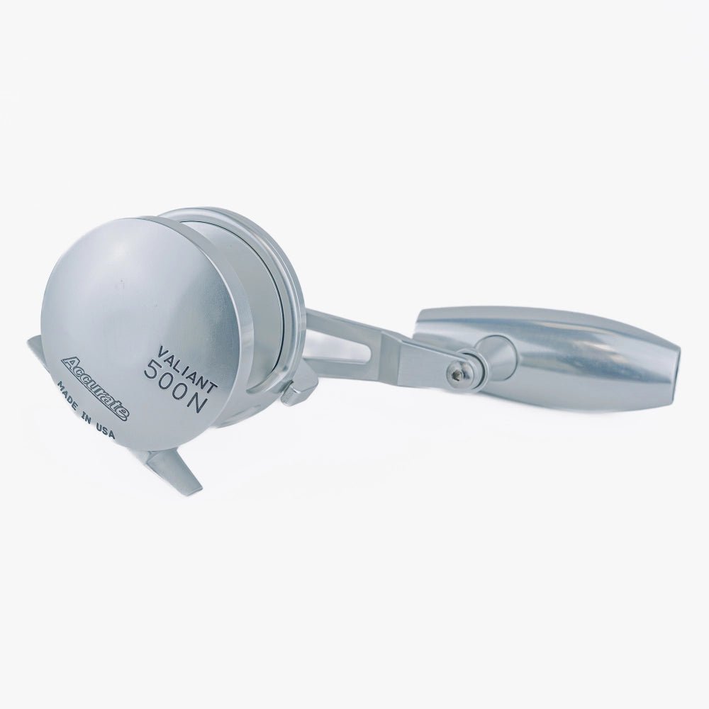 accurate fishing reel handles Accurate Valiant Bv-500n Right Matte Black Conventional Reel