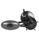 Motorcycle mirror and side view mirror on a white background