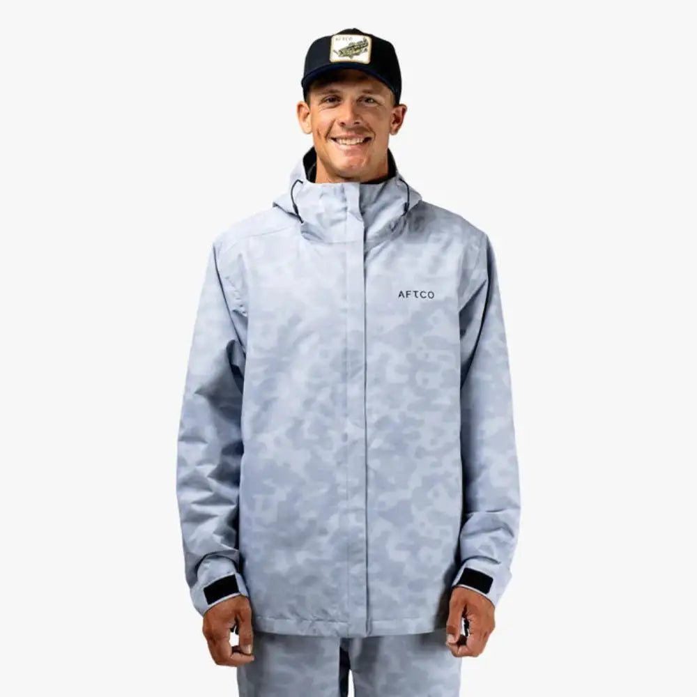AFTCO Crossing Camo Jacket Steel Upwell Camo