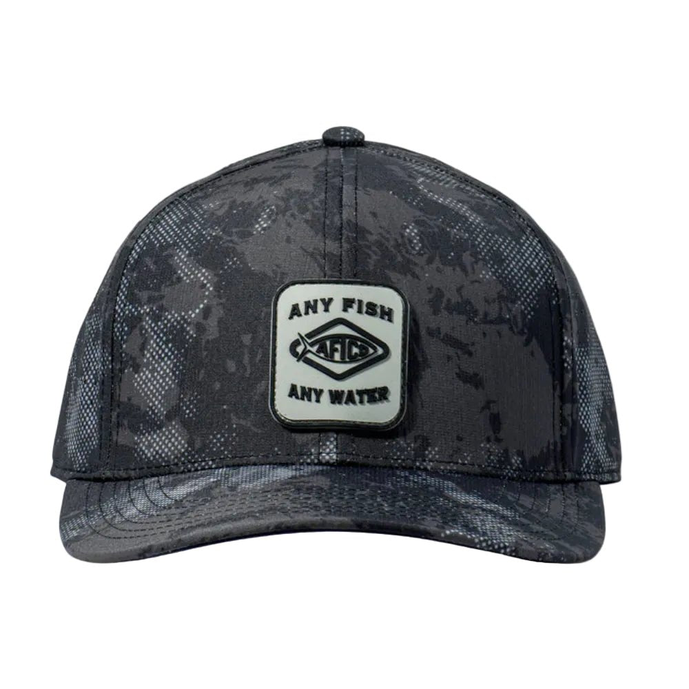 AFTCO Flippin' Tech Hat - Black Storm Camo