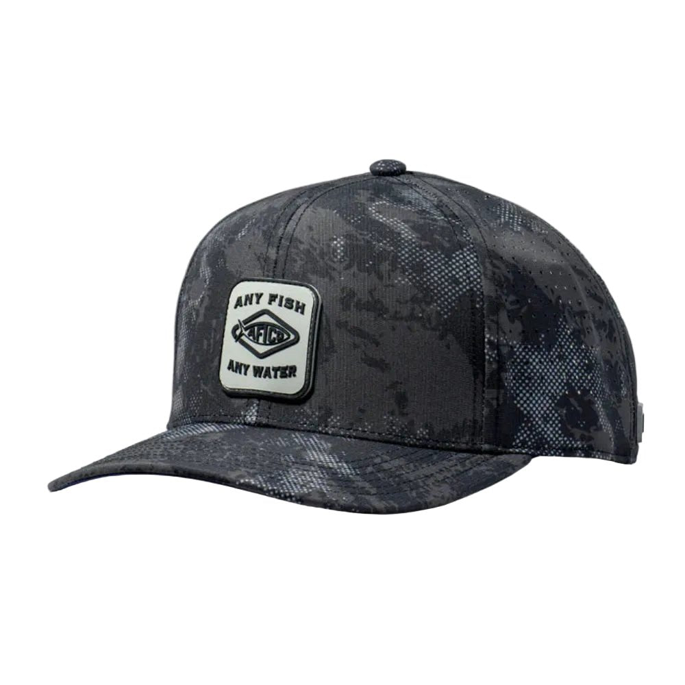 AFTCO Flippin' Tech Hat - Black Storm Camo