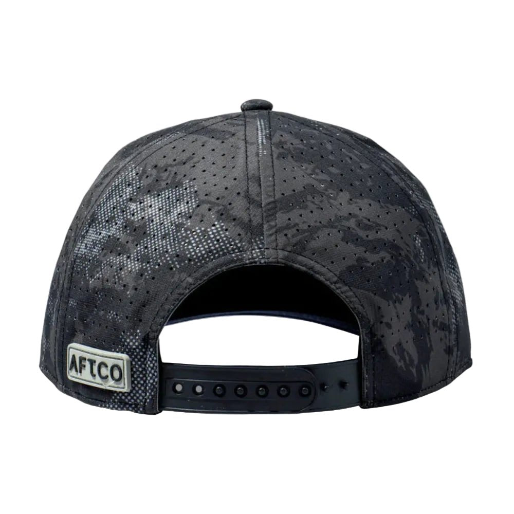 AFTCO Flippin' Tech Hat - Black Storm Camo
