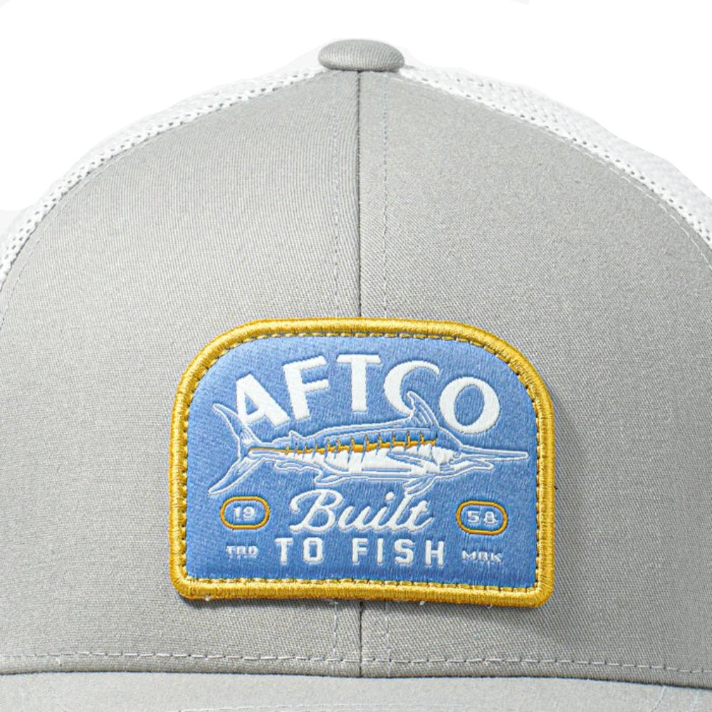 AFTCO Trilogy Trucker Hat - Silver