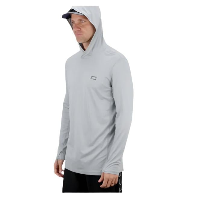 AFTCOAftco Air - O - Mesh Hood Harbor Gray Heather - ApparelsideM63176 - M