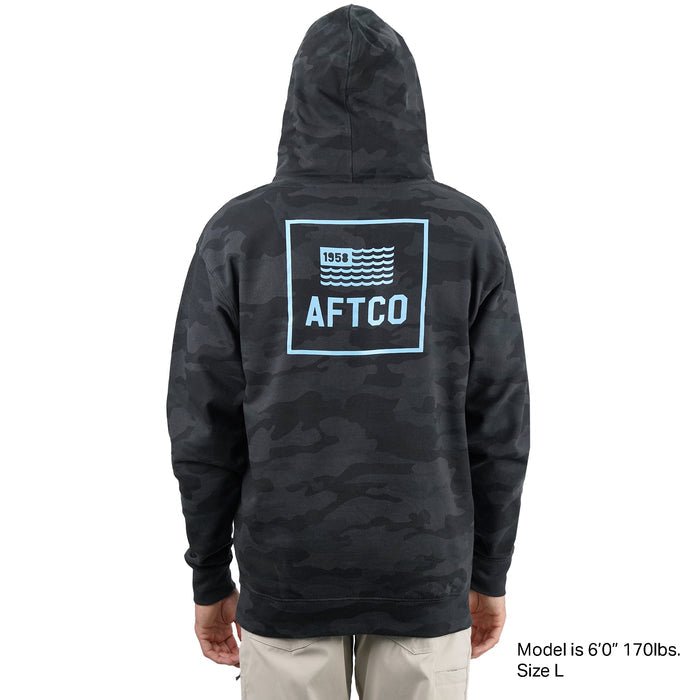 AFTCOAftco Jumbo Camo Pullover Hoodie - SweatshirtAftco Jumbo Camo Pullover Hoodie BLCMMFP4214 - BLCM - M