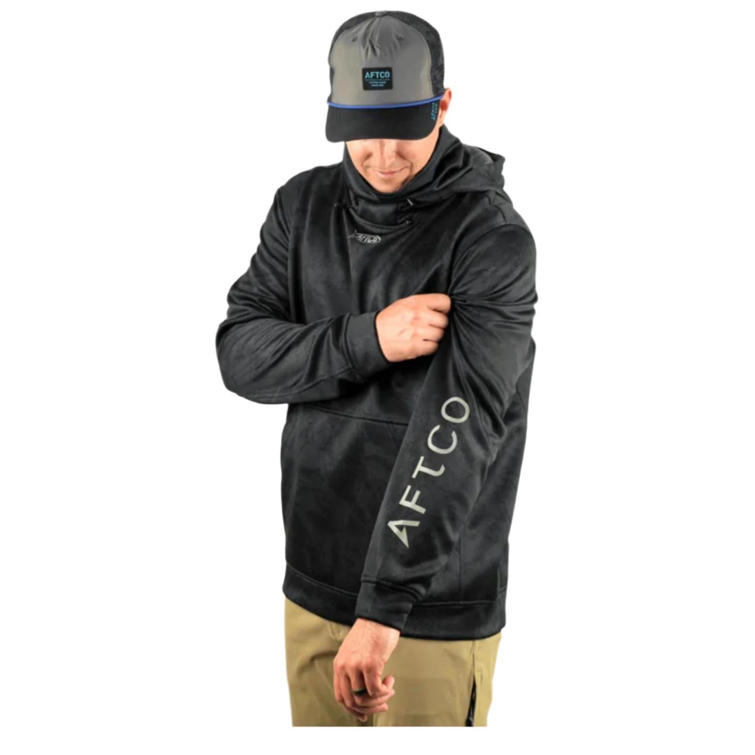 AFTCOAFTCO Reaper Black Storm Camo Sweatshirt - ApparelsleeveMF4177M