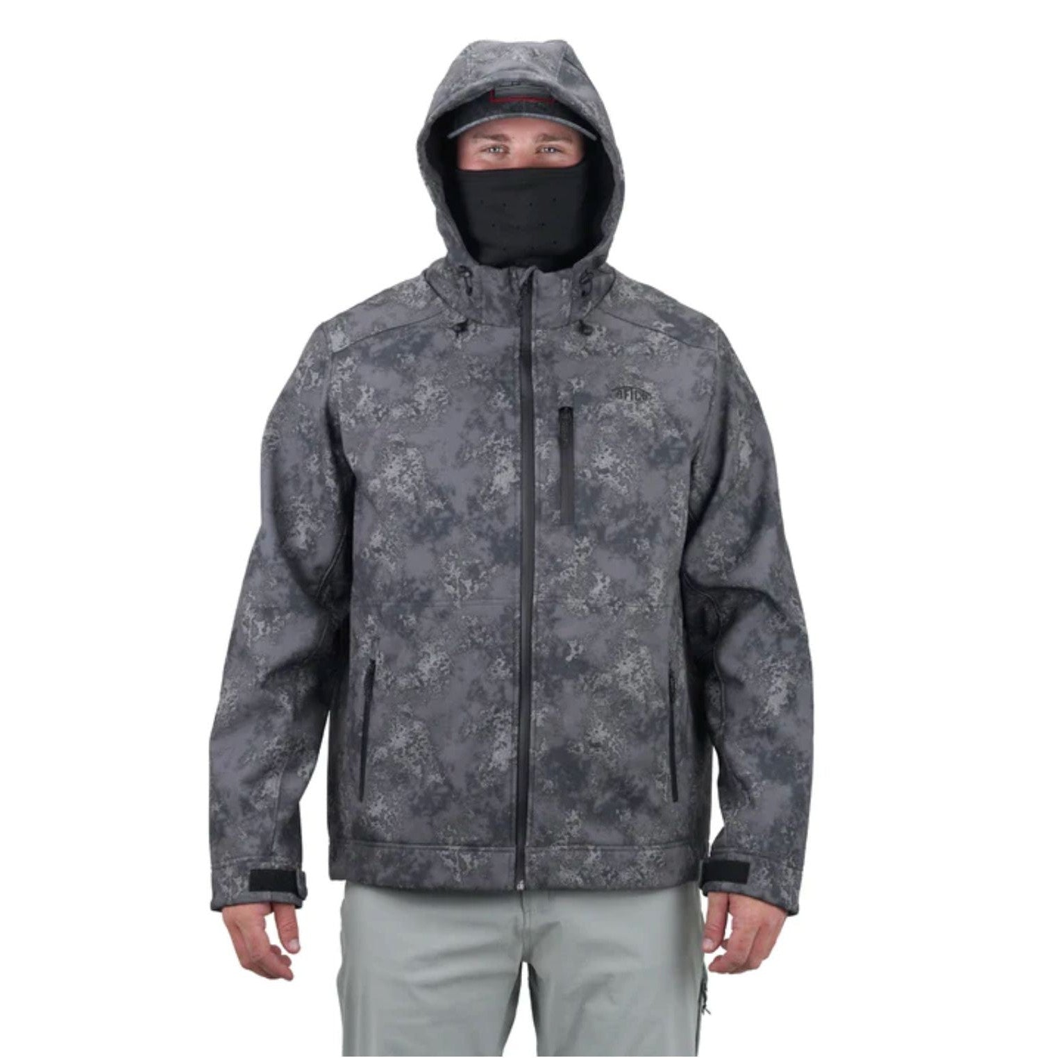 AFTCOAftco Reaper Tactical Zip Up Jacket Charcoal Acid Camo - JacketsMJ40 - CHACMJ40 - CHAC - M